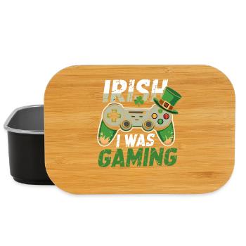 Irish Gaming I Was Gaming - Lunch Box - black - Front