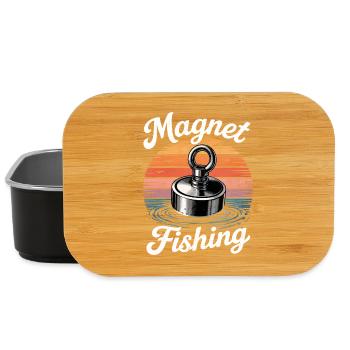 Magnetfischen - Lunch Box - Schwarz - Vorne