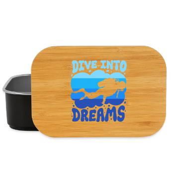 Divers Scuba Diving Diving - Lunch Box - black - Front