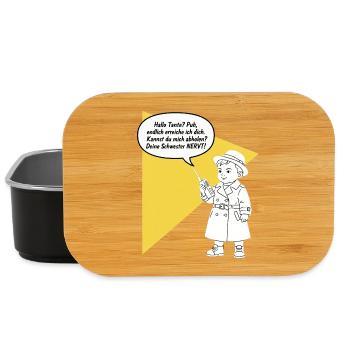 Hello aunt - pick up? Your sister is funny annoying - Lunch Box - black - Front