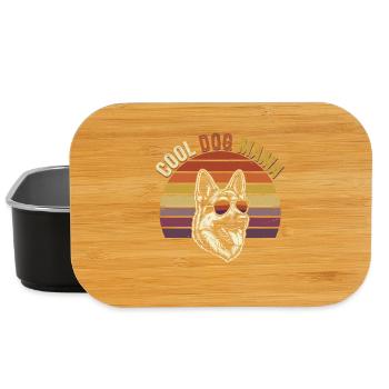 Cool Dog Mama Retro Sunset Sunglasses - Lunch Box - black - Front