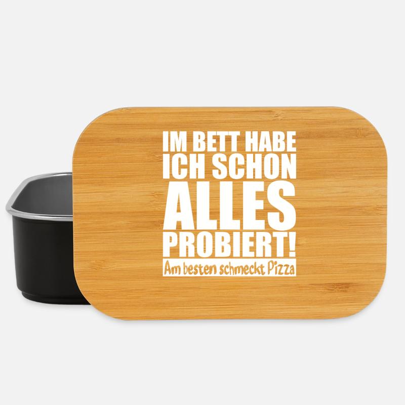 witzige Party Sprüche Ironie Sarkasmus - Lunch Box - Schwarz