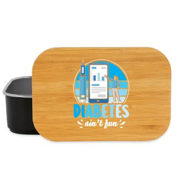 Diabetes type 1 diabetic - Lunch Box - black - Front