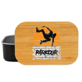 parkour - Lunch Box - black - Front