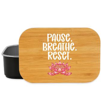 Yoga-Meditationstraining Yoga-Liebhaber-Yoga-Kurs - Lunch Box - Schwarz - Vorne