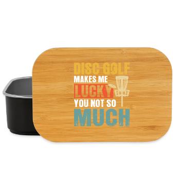Cadeaux de disc golf Disc Golf - Boîte à goûter - noir - Devant