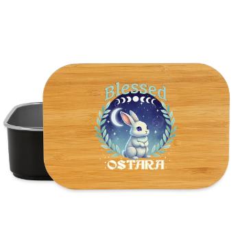Ostara Happy Easter Pagan Spring - Lunch Box - black - Front