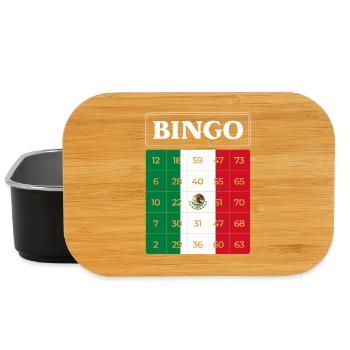 Bingo Player Bingo Mexico Theme Bingo - Lunch Box - black - Front