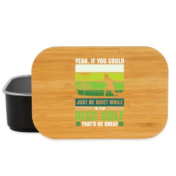 Cadeaux de disc golf Disc Golf - Boîte à goûter - noir - Devant