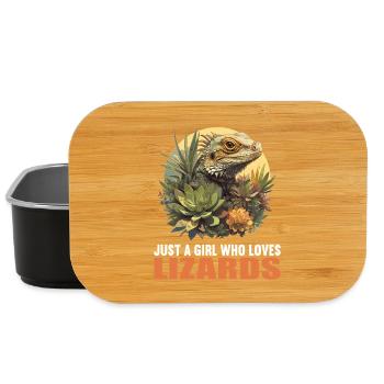 Eidechsen Eidechse - Lunch Box - Schwarz - Vorne