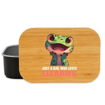Eidechsen Eidechse - Lunch Box - Schwarz - Vorne