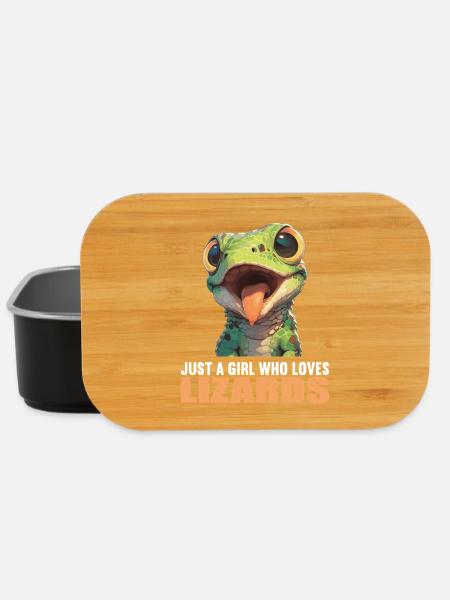 Eidechsen Eidechse - Lunch Box - Schwarz