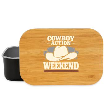 Cowboy action shooter. Cowboy action shooter - Lunch Box - black - Front