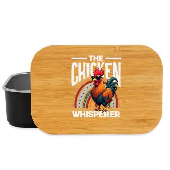 Le Chuchoteur de Poulets Le Coq Frais - Boîte à goûter - noir - Devant
