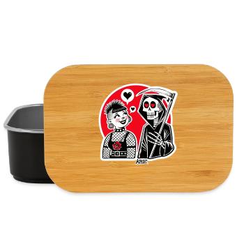 Love meets Grim Reaper – Punk Duo - Lunch Box - black - Front