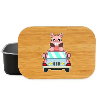 Pig Car - Boîte à goûter - noir - Devant