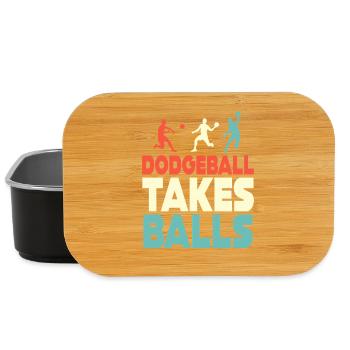 Völkerball braucht Bälle - Lunch Box - Schwarz - Vorne