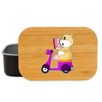 Hamster Motorroller - Lunch Box - Schwarz - Vorne