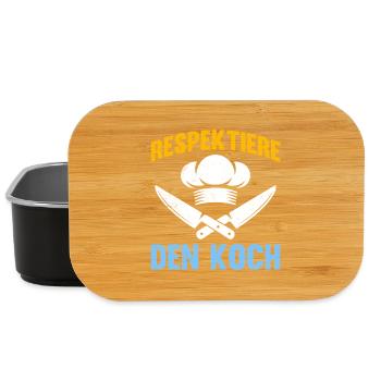 Chef RESPECT LE CHEF Amusement - Boîte à goûter - noir - Devant