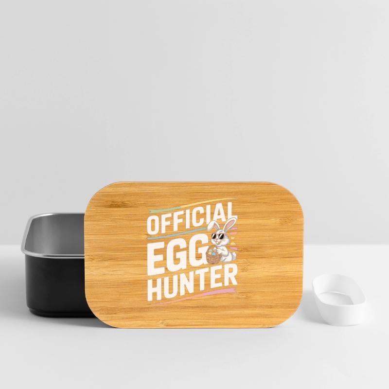 Official Egg Hunter Easter Bunny Easter Humor Lunch Box