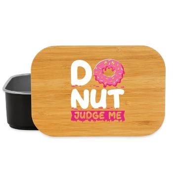 Restauration rapide en donuts - Boîte à goûter - noir - Devant