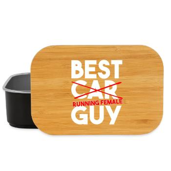 Bester laufender weiblicher Witz-Läufer-Slogan - Lunch Box - Schwarz - Vorne