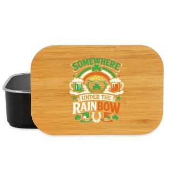 Under The Rainbow | St. Patrick's Day - Lunch Box - Schwarz - Vorne