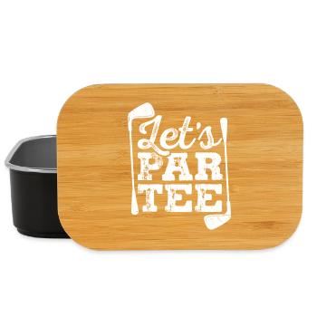 Let s Par Tee Golf - Lunch Box - Schwarz - Vorne