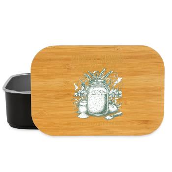 Fermentation au levain autour et découvrez la cuisson du pain - Boîte à goûter - noir - Devant