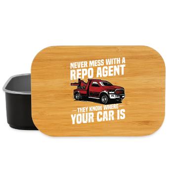  Repo Agent Police Friends Car Recovery - Lunch Box - black - Front