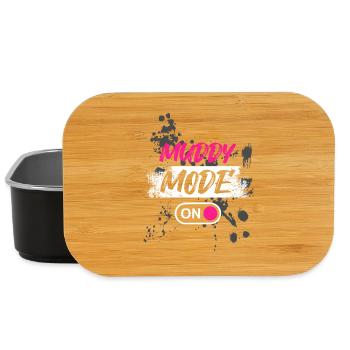 Muddy Mode on Schlammlauf Mud Run Muddy Race - Lunch Box - black - Front