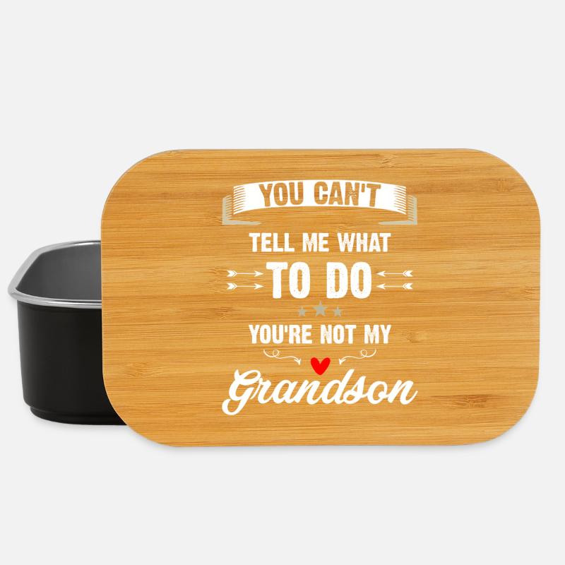 Not Your Grandson Tee - Lunch Box - black