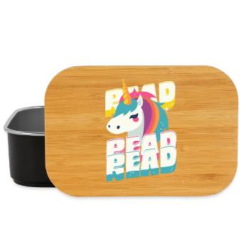 3x_Read - Unicorn - Lunch Box - Schwarz - Vorne