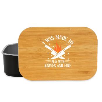 Funny Chef Head Chef Baker Chef Uniform Kitchen Me - Lunch Box - black - Front