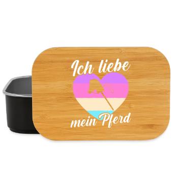 Steckenpferd Hobbyhorse Hobby Horsing - Lunch Box - Schwarz - Vorne