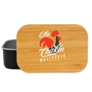 Le Coq Drôle du Murmureur de Poules - Boîte à goûter - noir - Devant