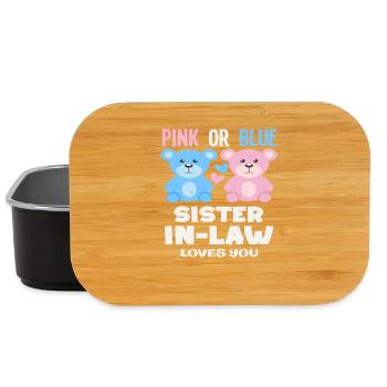 Pink Oder Blau Stiefschwester Liebt Dich - Lunch Box - Schwarz - Vorne