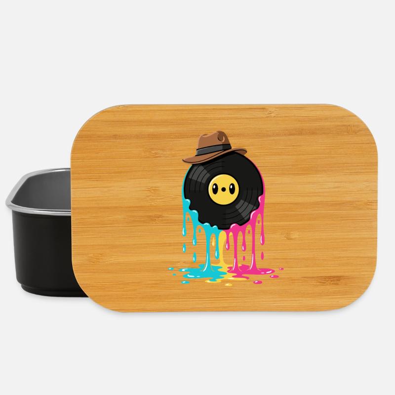 Vinylplade Vinyl Retro - Lunch box - sort