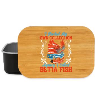 Siamesisches Kämpfendes Süßwasserfischhalter-Aquarium - Lunch Box - Schwarz - Vorne