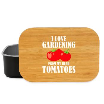 Ich liebe Gardening Head Tomatoes - Lunch Box - Schwarz - Vorne