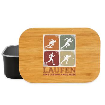 Laufen Lebenslange Reise - Lunch Box - Schwarz - Vorne