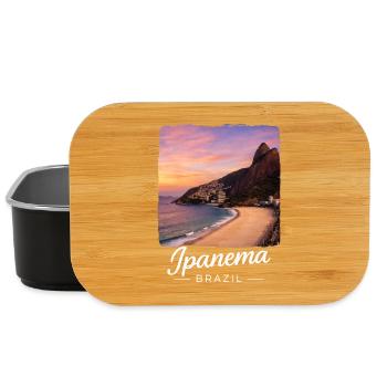 Ipanema, Brésil - Boîte à goûter - noir - Devant