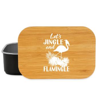 Jingle and Flamingle Flamingo Tee - Lunch Box - black - Front