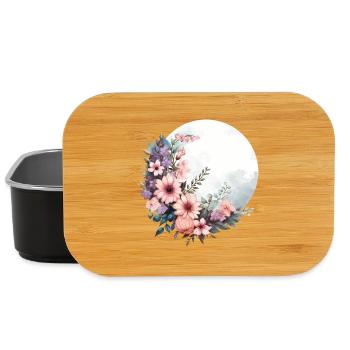 Wildflower Spring Happy Easter Ostara - Lunch Box - black - Front