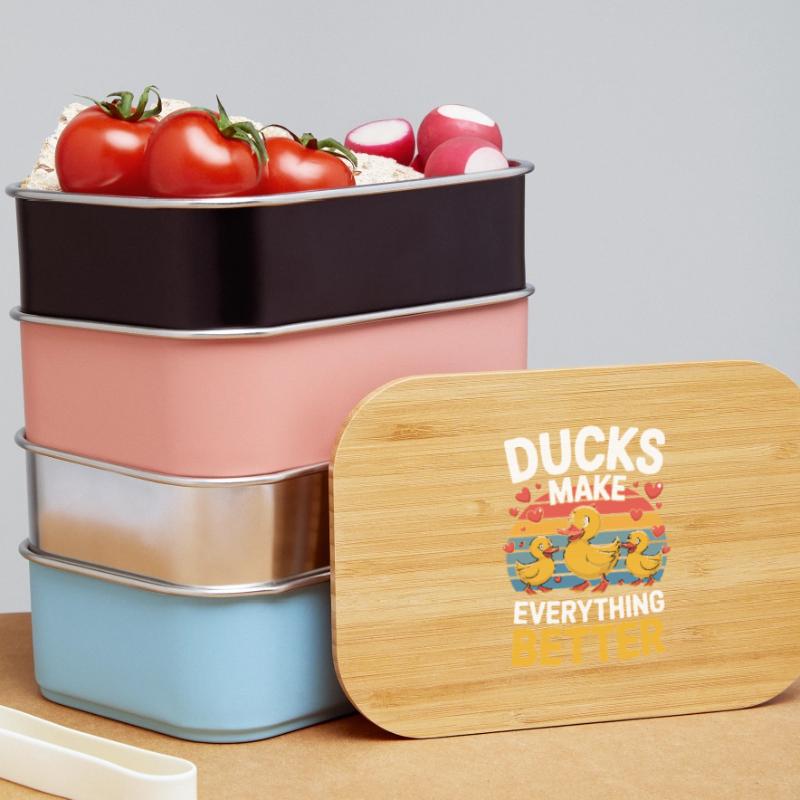 Ducks Make Everything Better Funny Ducks Lunch Box