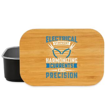 Électricien, technicien en électronique, électricien - Boîte à goûter - noir - Devant