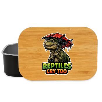 Emo-dinosaurier, Trauriger Dino, Emotionaler - Lunch Box - Schwarz - Vorne