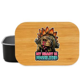 Emo Dinosaur, Sad Dino, Emotional - Lunch Box - black - Front