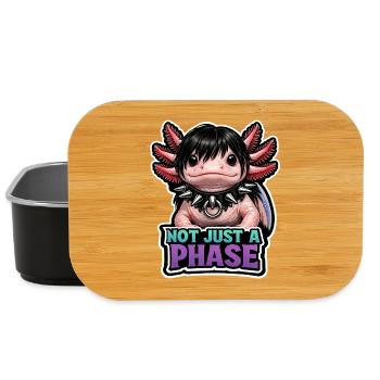 Axolotl lover, Cute Axolotl, Funny - Lunch Box - black - Front