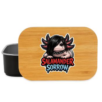Axolotl lover, Cute Axolotl, Funny - Lunch Box - black - Front